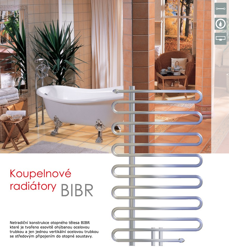 Koupelnové radiátory BIBR